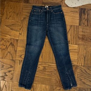 Alice + Olivia AO-LA split hem jeans